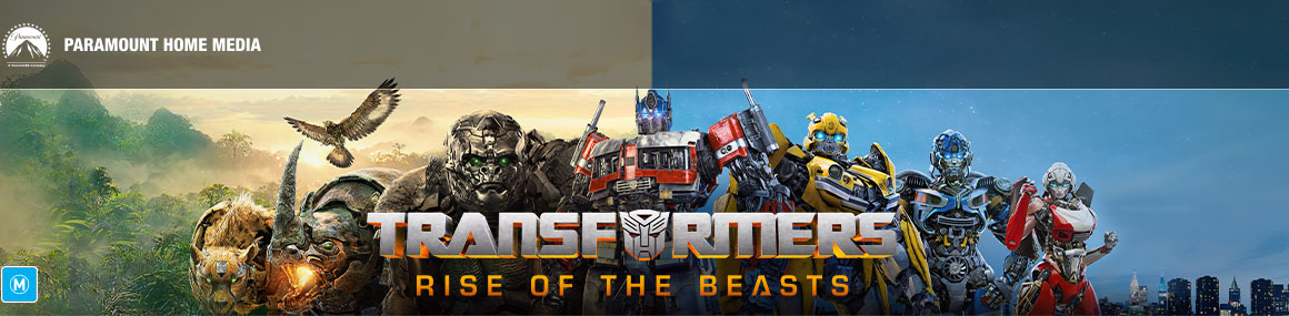 Transformers: Rise of the Beasts landing page